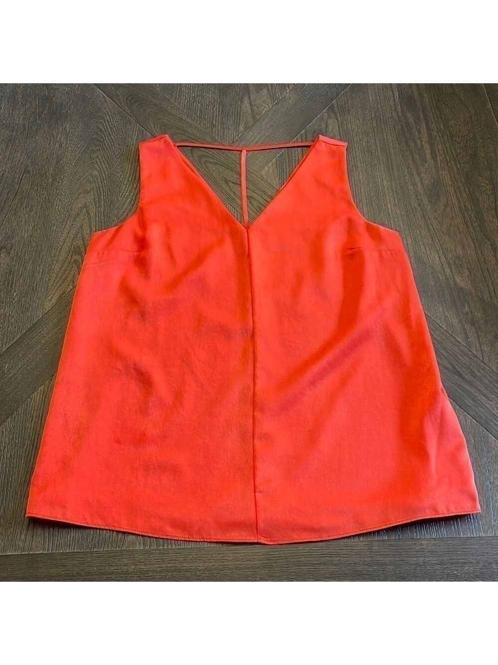 BAR III Orange Sleeveless Top Size Medium